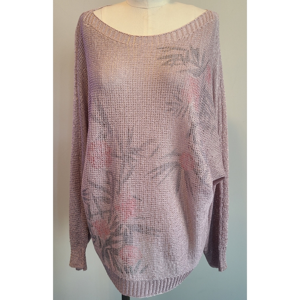 Sioni Sweater Mauve Size Lg